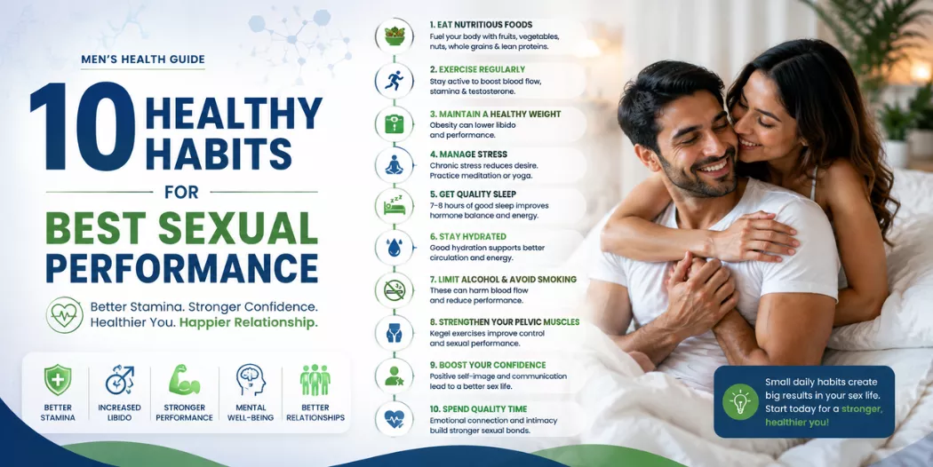 10 Healthy Habits for Best Sexual Performance