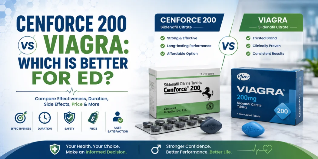 Cenforce 200 vs Viagra_ Which Is Better for ED