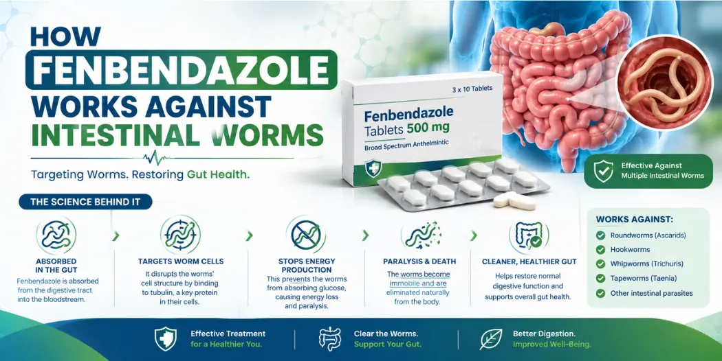 How Fenbendazole Works Against Intestinal Worms